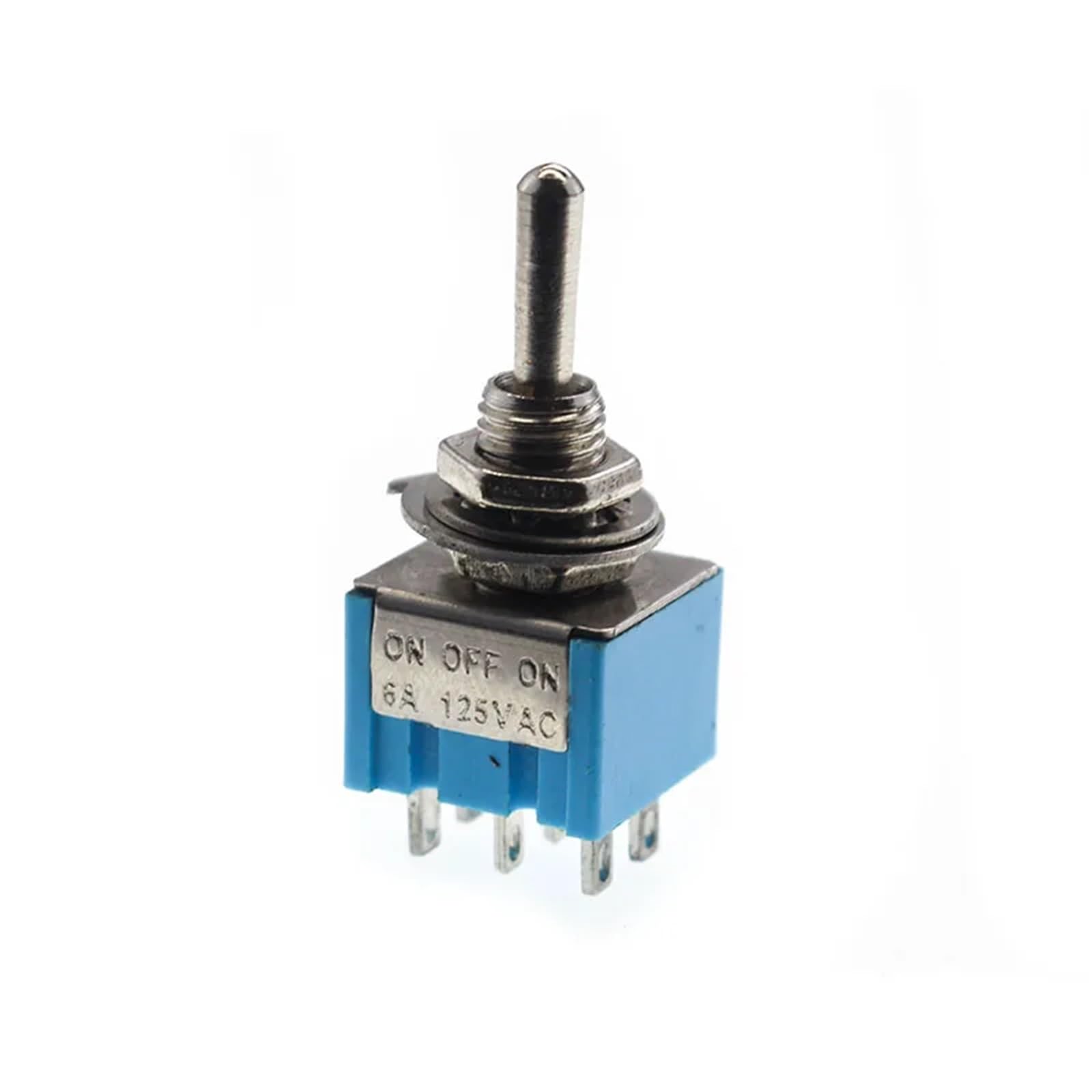 OFF-ON MTS 3-pinowy 2-pinowy mini przełącznik zatrzaskowy przełącznik SPDT AC 125 V/6A 250 V/3A MTS-102/103/202/203 (styl 5,10 szt.)