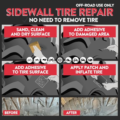 GLUETREAD MORE TREAD MORE TRACTION GTVA038A Utv Tire Repair Kit