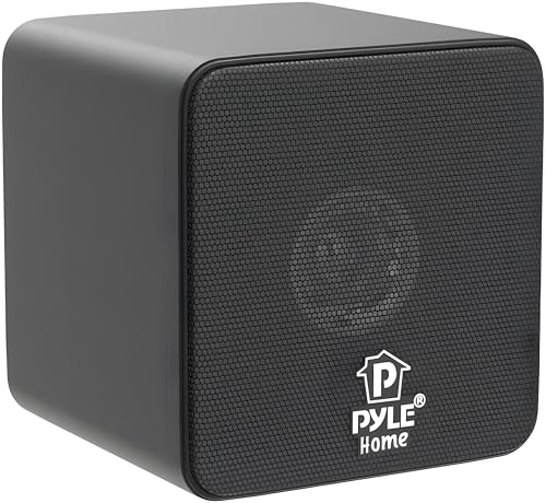 Pyle ミニキューブ型フルレンジスピーカー PCB4BK