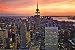 New York City (Empire State Building, Sunset) Art Poster Print 36 x 24in