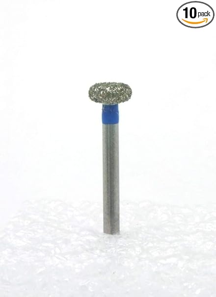ADDLER Bur WR-13 Air Rotor FG Diamond Multilayered coated Abrasive Autoclavable Head size 042 Pack of 5 Burs Dental