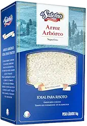 Arroz Arborio Di Salerno Italiano 1Kg - Ideal Para Risoto
