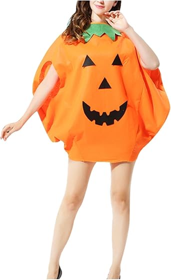 Amscan - Costume De Citrouille Effrayante, Robe, Masque Citrouille, Costume D'horreur, Squelette, Fête à Thème, Carnaval, Halloween