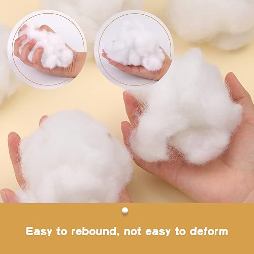 Miniatura 3 de BUTUZE Relleno de poliéster de fibra de relleno de alta resistencia, relleno de fibra premium, relleno de fibra de poliéster, relleno de ganchillo,