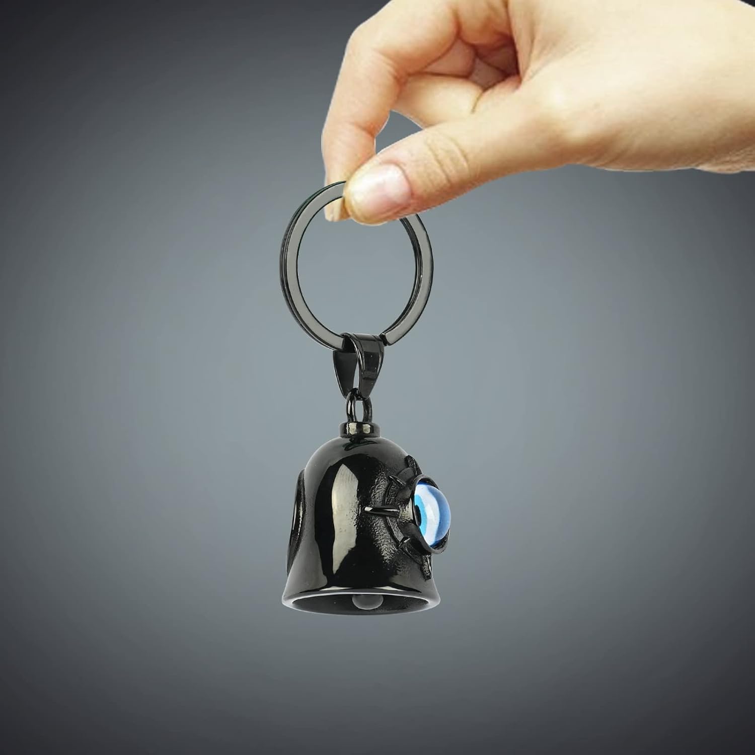 Motorcycle Bell Guardian Angel: Gremlin Bells for Motorcycles | Viking Warship Gremlin Bell with Hanger, Evil Eye Keychain Gifts for Men - Image 5