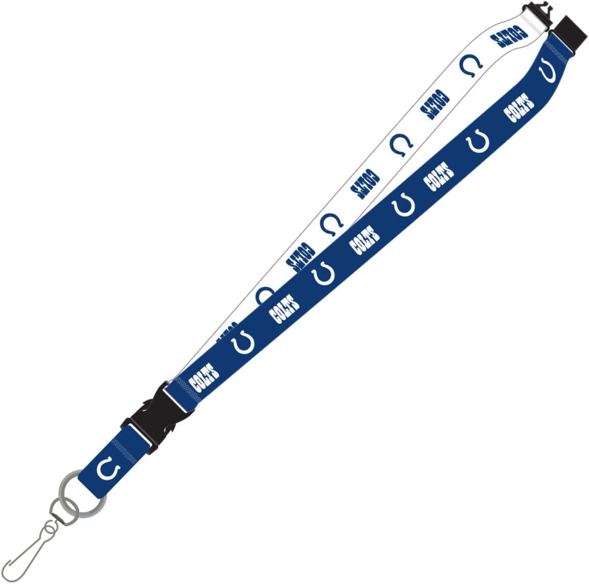 Pro Specialties Group NFL Team Two Tone Lanyard with Detachable Clip/Key Ring