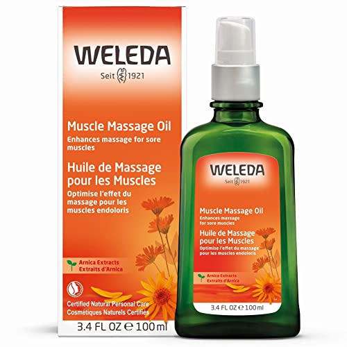 Weleda Arnica Muscle Massage Oil, 3.4 Fluid Ounce, Plant Rich Massage Oil with Birch, Sunflower and Olive Oils - Image 3