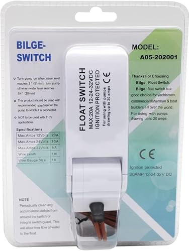 Miniatura 9 de Bomba de sentina automática 1100GPH 12V DC Nueva bomba de achique eléctrica de bajo ruido, para barcos, yates, piscinas