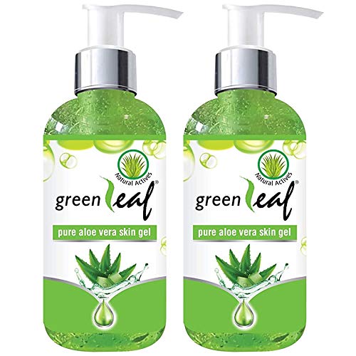 Image of Green Leaf Pure Aloe Vera Skin Gel 190GM Pack of 2