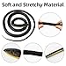 Black Realistic Rubber Snakes, Plastic Snakes Prank Snake Prop for Party Favors, Tricking People, Garden Props Decorations, 48.4in