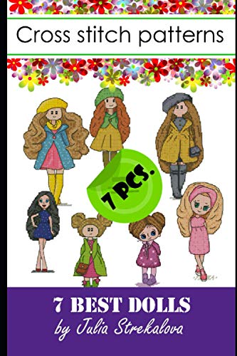 Cross stitch patterns set "7 best dolls"