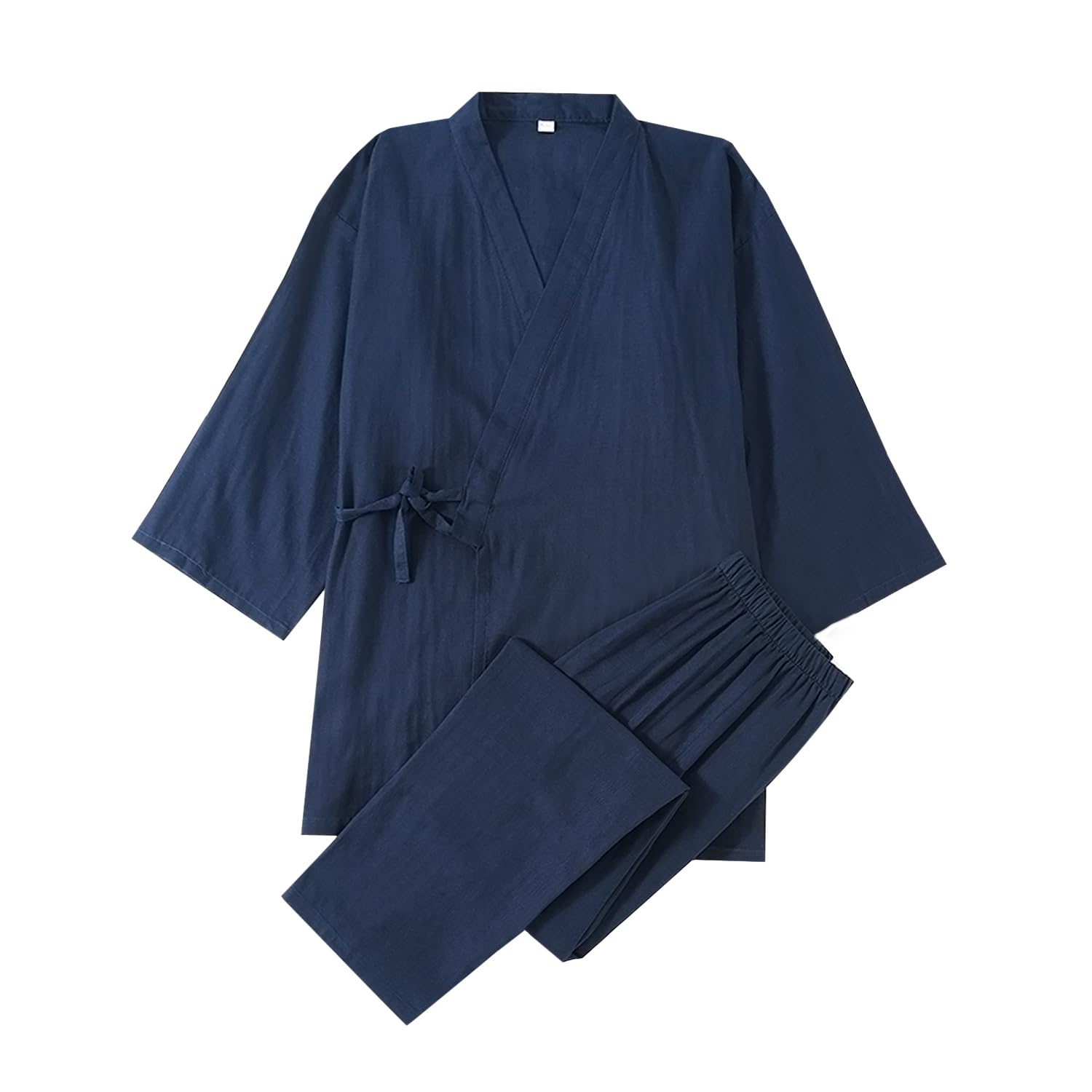 Cotton Gauze Jinbei – Breathable 3/4 Sleeve Loungewear