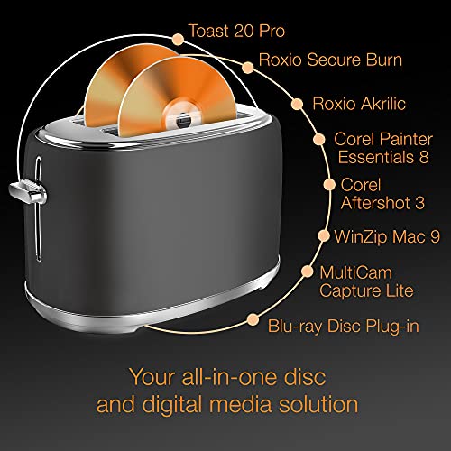 Image of Roxio Toast 20 Pro | CD, DVD & Blu-ray Burner | Digital Media Management & Creativity Software Suite [Mac Download]