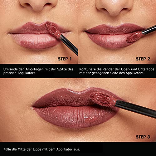 6. Bild von NYX Professional Makeup Lip Lingerie XXL, Flüssiger Lippenstift für langen Halt, Vegane Formel, Warm Up