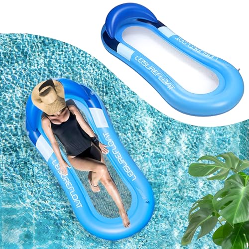 Aufblasbare Wasserhängematte, Aufblasbare Schwimmbett mit Mesh...