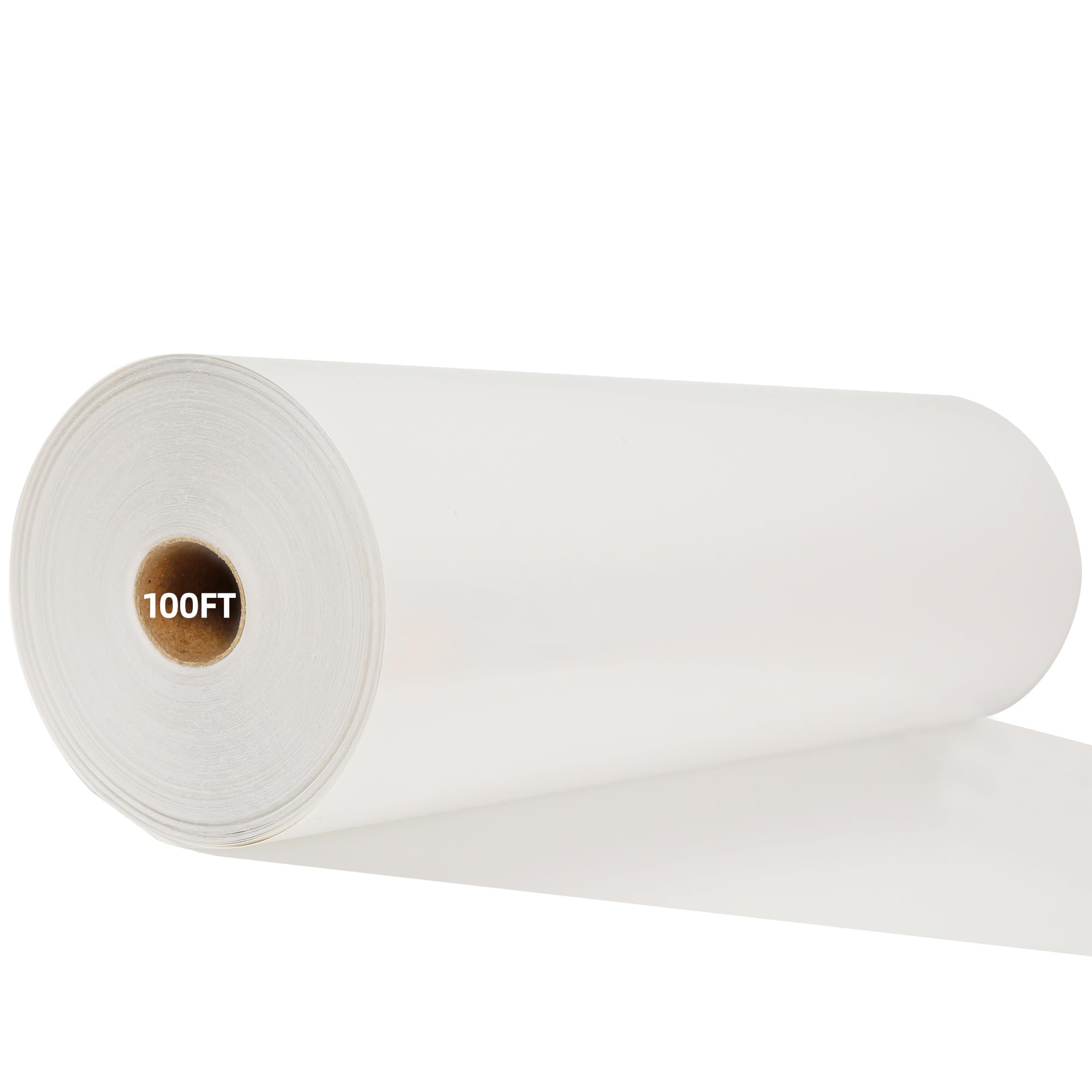 guangyintong Heat Transfer Vinyl HTV Roll, 12" x 100ft White Iron on Vinyl