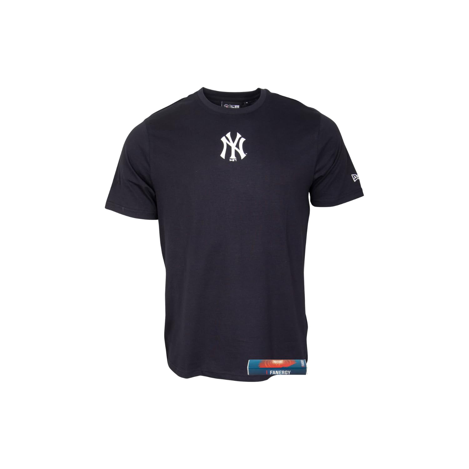 New York Yankees Men's T-Shirt NY MLB New Era Fan Item Oversized 100% Cotton + Fanergy Grape Sugar, Navy V2, S — image 1