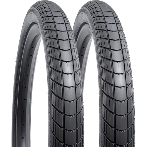 YunSCM 2本,20 2.0 タイヤ,20x2.0 50-406 自転車 タイヤ,適用 20インチ 2.0 ロードバイク,Y-061