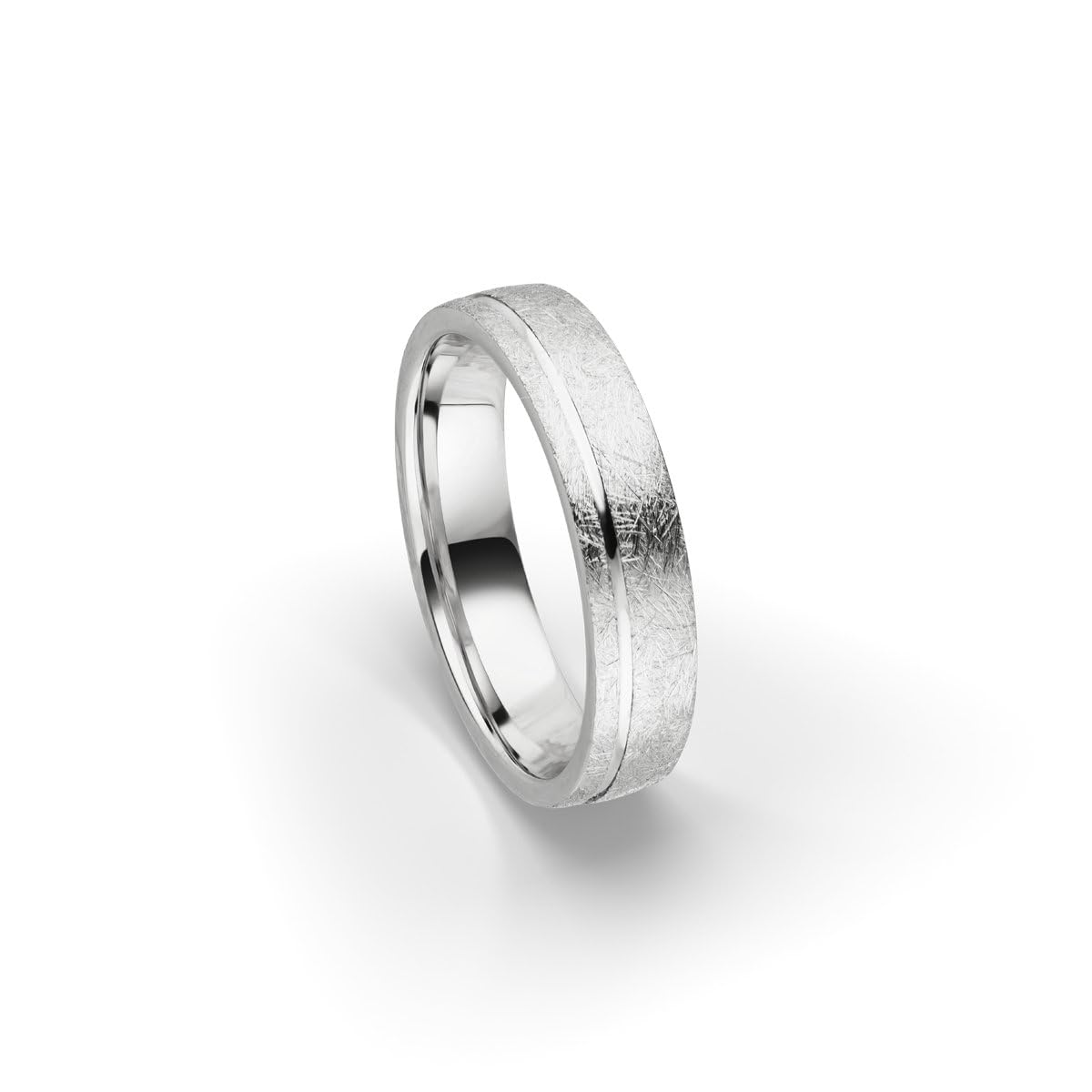 Kolibri Rings Sterling Silber 925 Eismatt Ring Unisex Verlobungsring Partnerring Freundschaftsring - Inkl. Gratis Gravur und Etui