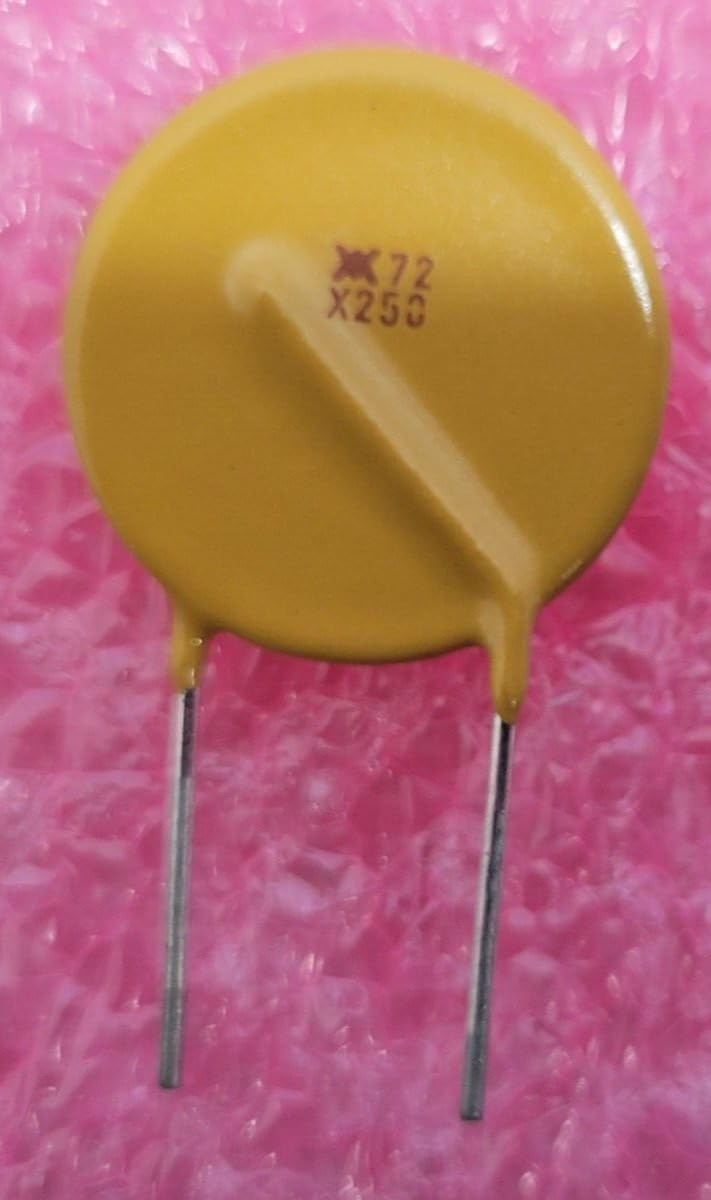 (5 PCS) RXE250 fits RAYCHEM Compatible with PTC Reset Fuse 72V 2.5A Radial