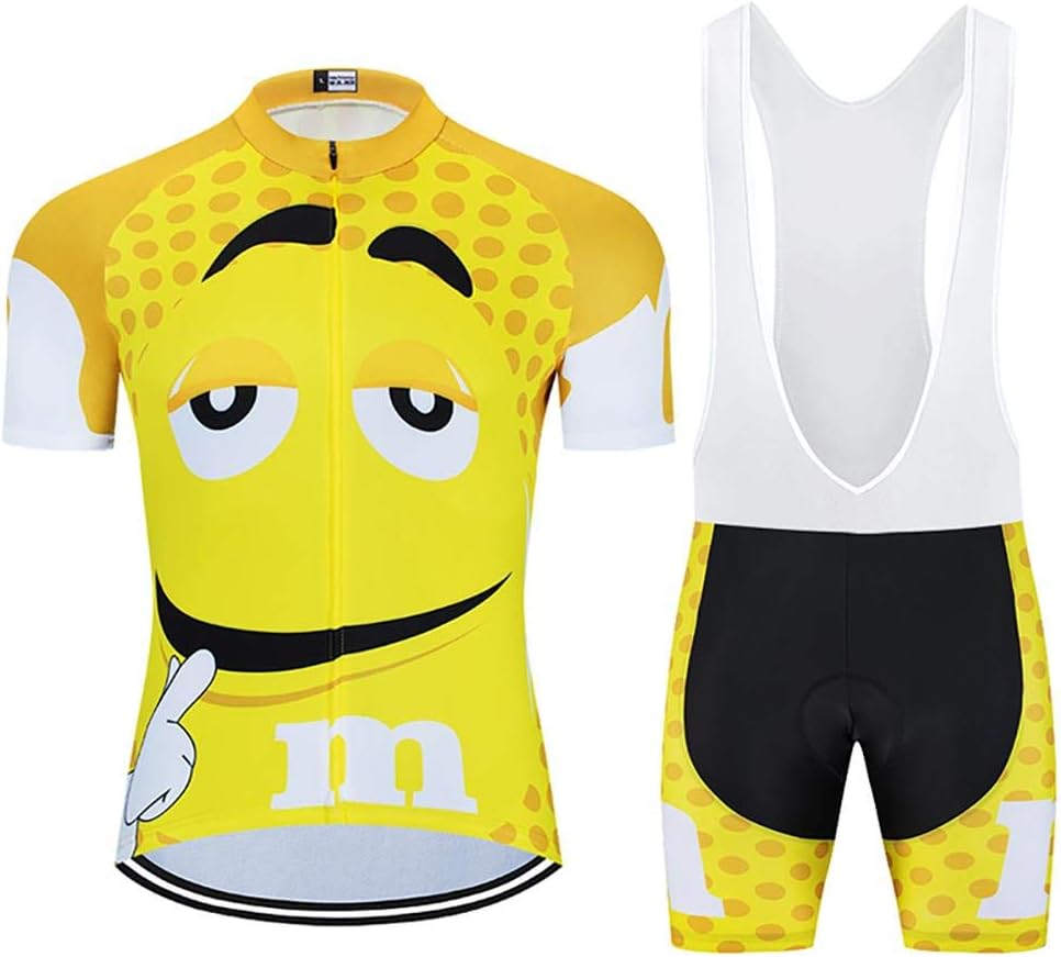 Ensemble Cyclisme Homme été - Maillot Manches Courtes Et Cuisset Respirant Séchage Rapide