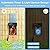 Tiflev Automatic Chicken Coop Door Solar Powered with Programmable Remote, 4 Modes Combo Light and Timer Aluminum Chicken Door with LCD Color Display