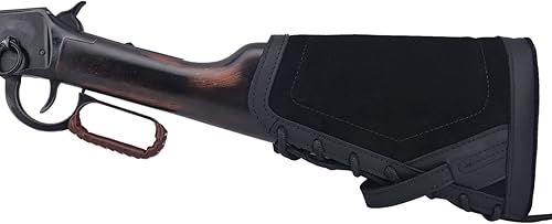 Miniatura 2 de Almohadilla de cuero para mejillas con soporte para carcasa de rifle para .44mag .45-70 .30-30 .357 .308 .30-06 410GA