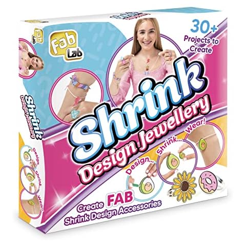 FabLab FL401A Shrink Design Kids Jewellery Making Kit Cover