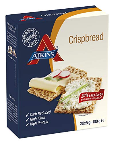 Atkins Crackers Advantage Crisp Bread - 100 gr (paquete de 6 unidades)