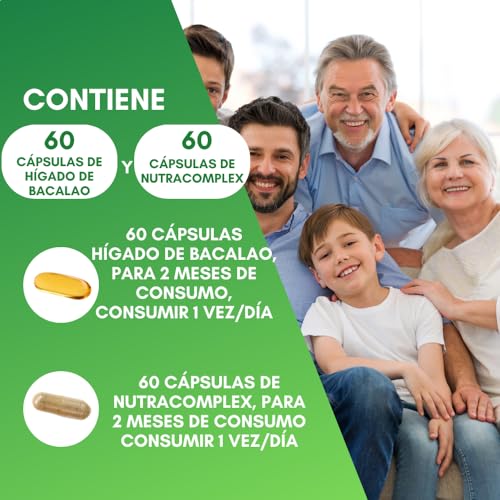Aceites, capsulas de higado de bacalao Marca NUTRASIEN100 NUTRICIÓN Y ALIMENTACIÓN INTEGRAL (3)