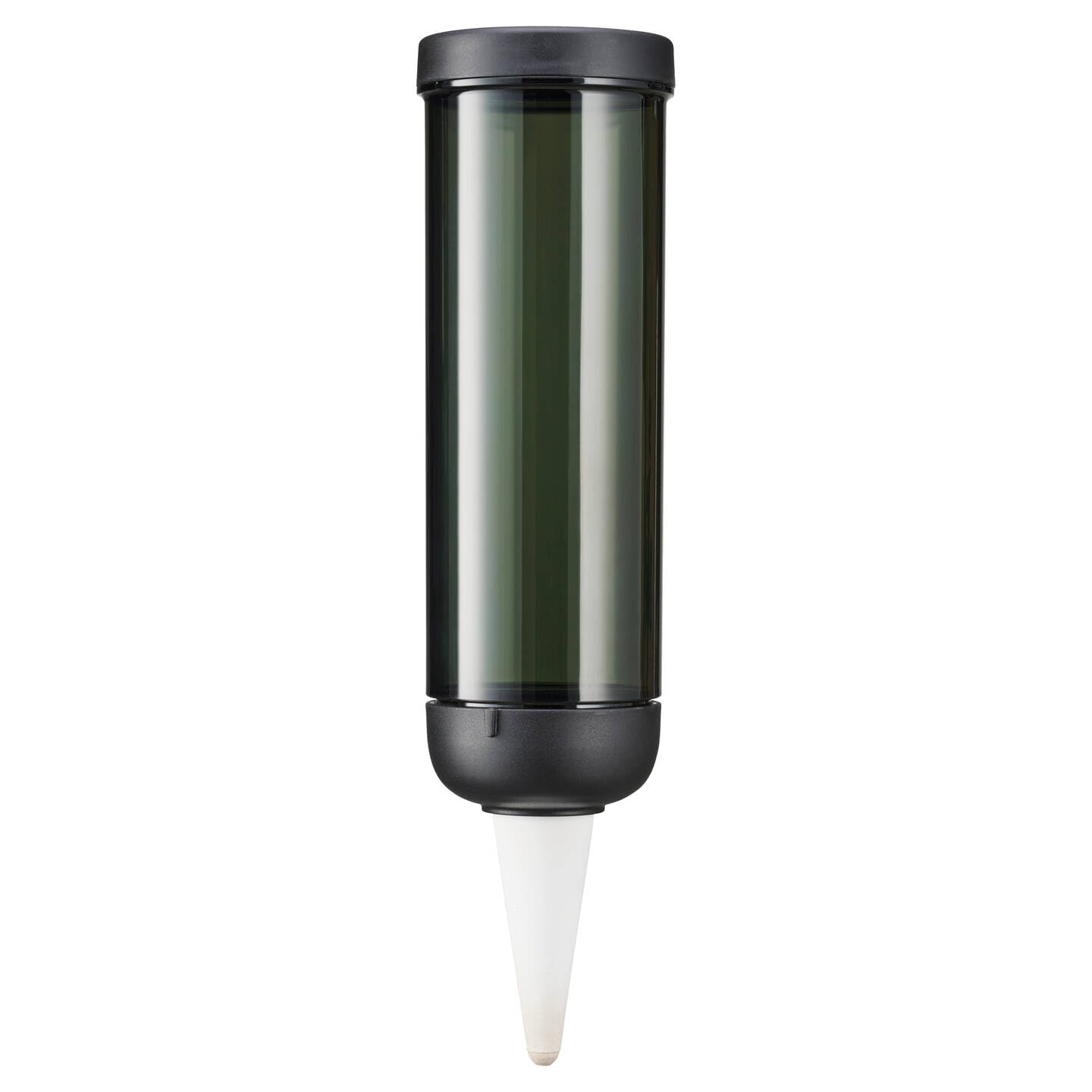 Fiskars Urban Plant Care dozownik wody do roślin, do wnętrz i na balkon, 350 ml, do 5 dni ciągłego nawadniania, 6,4 x 25 cm, ceramika/tworzywo sztuczne, ciemnozielony, 1075380