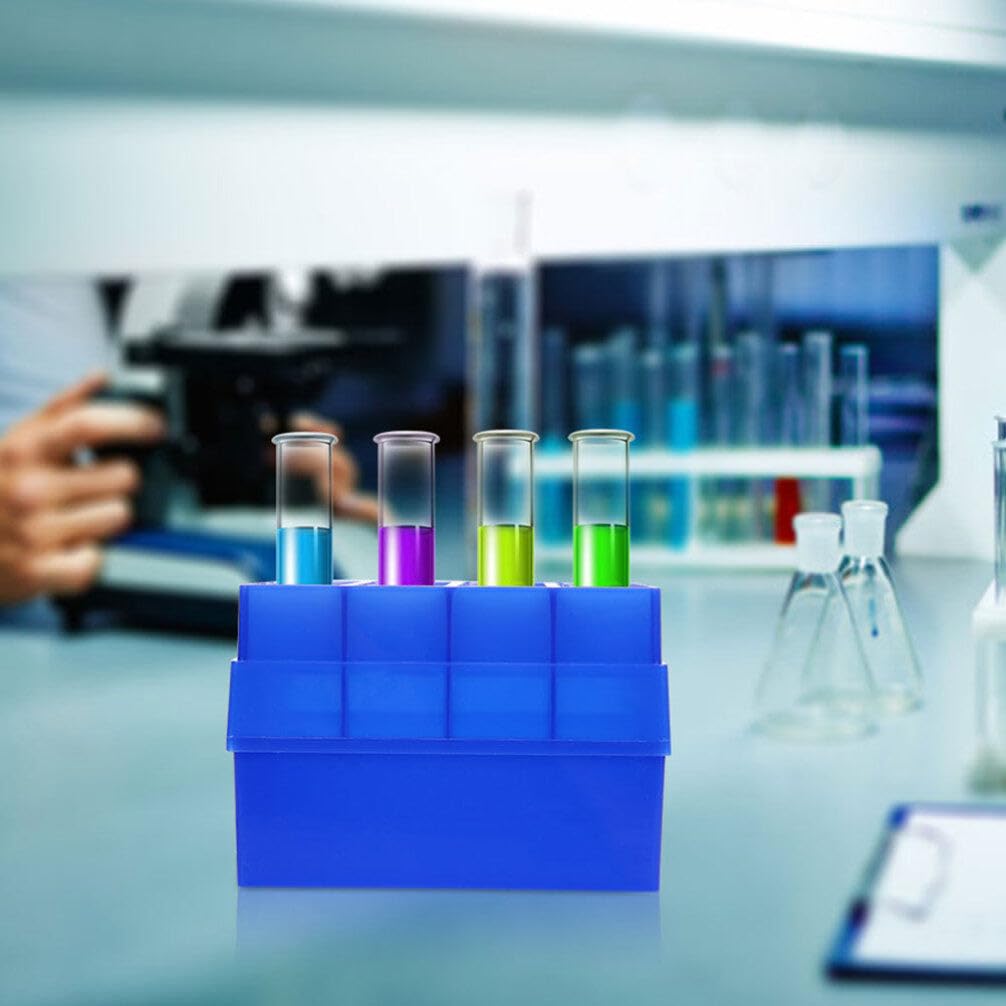 Gatuida Porta Provetta Plastica 36 e 16 Fori 2 Pezzi per Centrifuga Laboratorio Scatola Numerazione