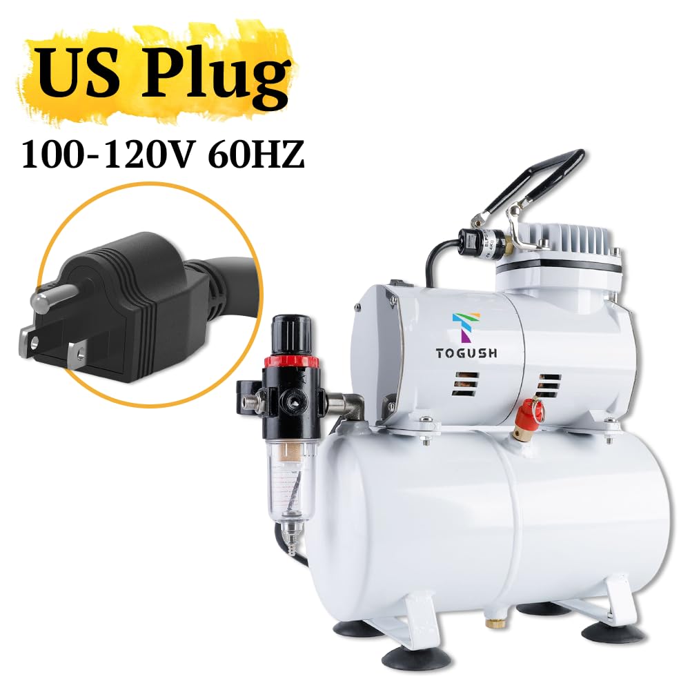 tobacco compressor for sale Amazon.com: T TOGUSH Airbrush Compressor with Tank 100-120V 60HZ  Regulator,Water Trap,Portable Air Compressor with Holders,US Plug : Arts,  Crafts & Sewing