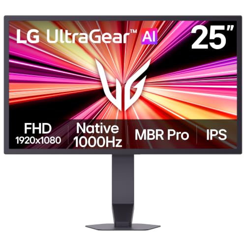 Image of LG 25G590B-B 25-inch Ultragear 1080p Full HD IPS 1000Hz 1ms Gaming Monitor