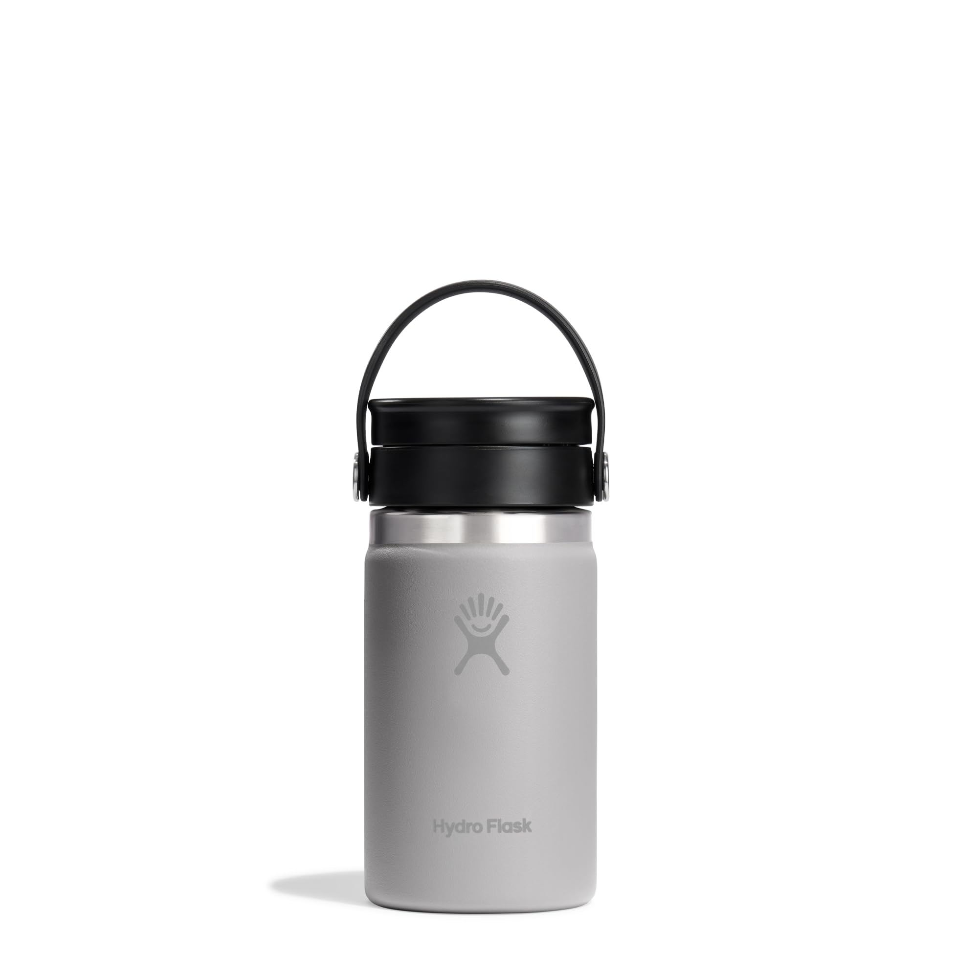 HYDRO FLASK - Coffee Flask 354 ml (12 oz) - Vacuum Insulated Stainless Steel Travel Mug with Leak Proof Flex Sip Lid - Wide Mouth - Birch