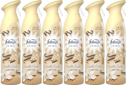6 X 300 ml Febreze Air Freshener Spray - Vanilla Cookie