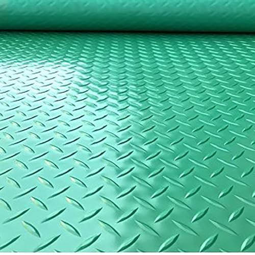 Garagenbodenmatte, 1,5 mm Dicke, Garagenmatten for den Boden, for Parken unter dem Auto, robuster Garagenbodenschutz for Garage, Anhänger, Keller, Golfwagen, Garage, Lager, Fitnessstudio, Keller(Green