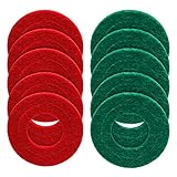 Bonsicoky 10 PCS Battery Terminal Anti Corrosion Washers Fiber, 5 Red & 5 Green Battery Terminal Protector