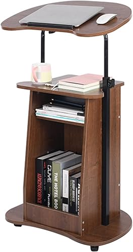 Soporte para podio de atril, conferencia móvil de altura ajustable para iglesia, podio de concierto de presentación portátil, carrito de computadora