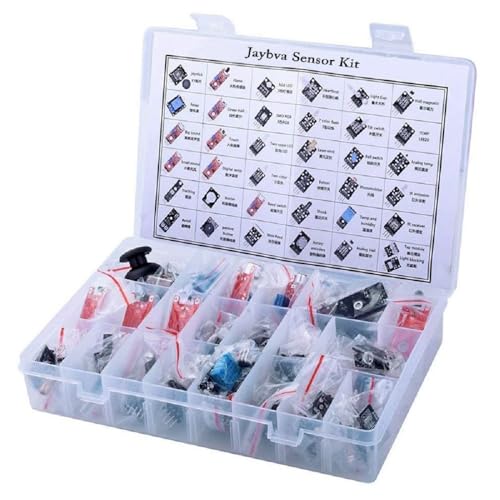 37 in 1 Sensor Module Kit for Arduino Starters - Sensor Kit DIY for Raspberry Pi Mega2560 UNO R3 Nano Including Tutorial in USB Flash Driver