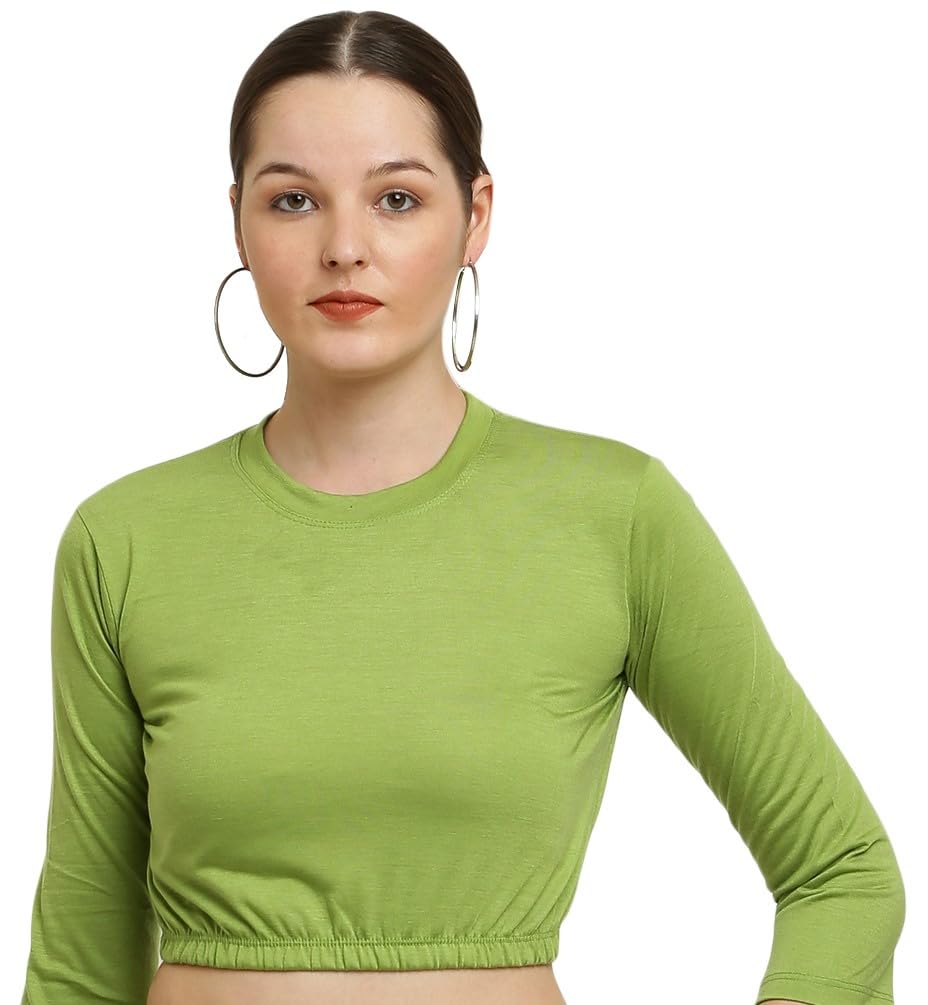Women's Casual Long Sleeves Round Neck Stylish Top || Small to 10XL || 12 Colours ||-picture-11