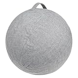 21.6Inch Yoga Ball Cover,Exercise Ball Cover Gym Training Accessories - Foldable Lightweight for Home Offices Gym - Random Color