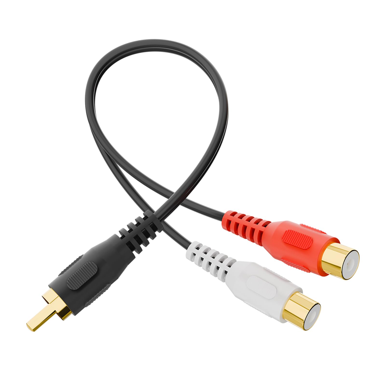 Amazon | VCELINK RCA ケーブル 分岐 1RCAオスー2RCAメス Y型 RCA