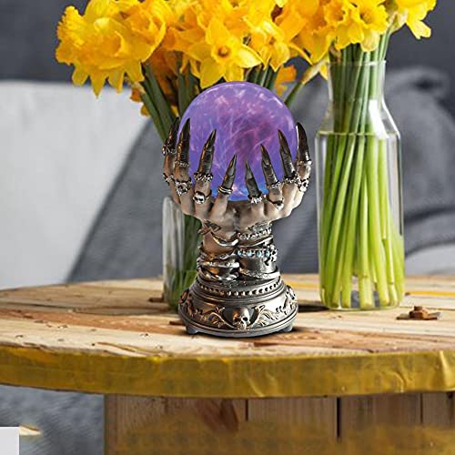 Ornement Halloween boule de cristal et squelette main décor de table - 6