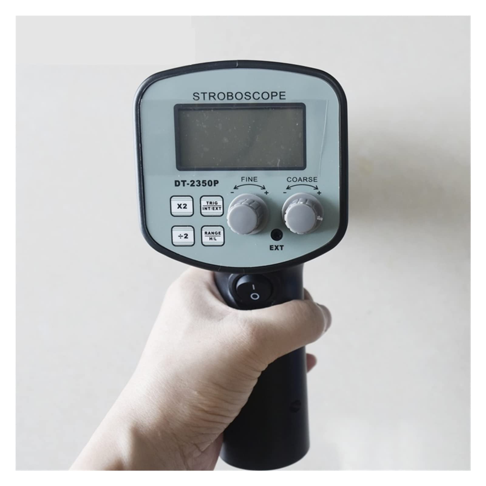 Cyfrowy stroboskop ręczny DT-2350PA LED Flash Strobe Tachometr nieokontaktowy miara prędkości rotacyjnej Analizator Flash Zakres 50-12000 FPM Pomiar bezdotykowy