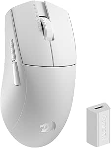 Redragon M916 PRO 3-Mode Wireless Gaming Mouse, Hype-Speed 4K Polling Rate, 49G Ultra-Light 26K DPI Mouse w/Ergonomic Natural Grip Build, Redefinable Macro Buttons, Software Supported