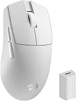 Mouse Gamer sem fio Redragon King Pro 4k Branco PAW3395 4000Hz M916W-PRO-4K
