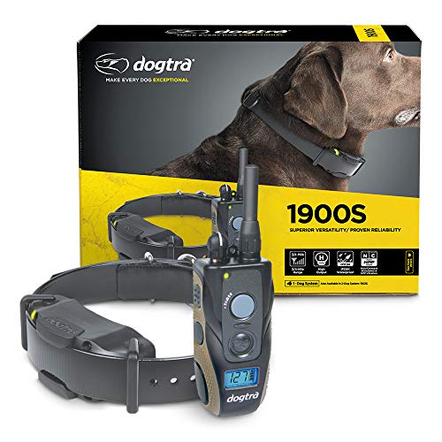 Dogtra 1900S – Ergonomic 3/4-Mile IPX9K Waterproof High-Output Remote Dog Training E-Collar