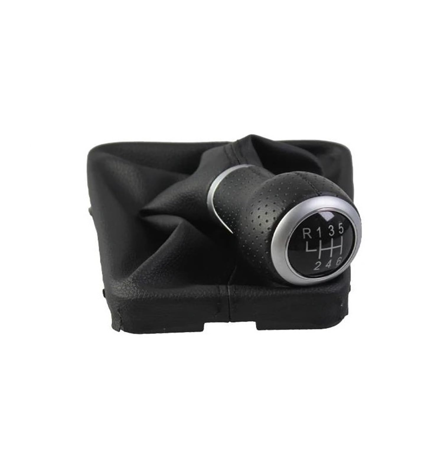 Zyincen Black Speed Gear Shift Knob For Audi A5 8T Q5 8R S Line 2007-2015 Manual Transmission Shift Knob Head Rod Replace