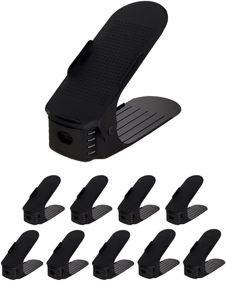 Organizer Per Scarpe Salvaspazio - Impilatore Regolabile, 2/10 Pezzi, Per Armadio - Foto 6